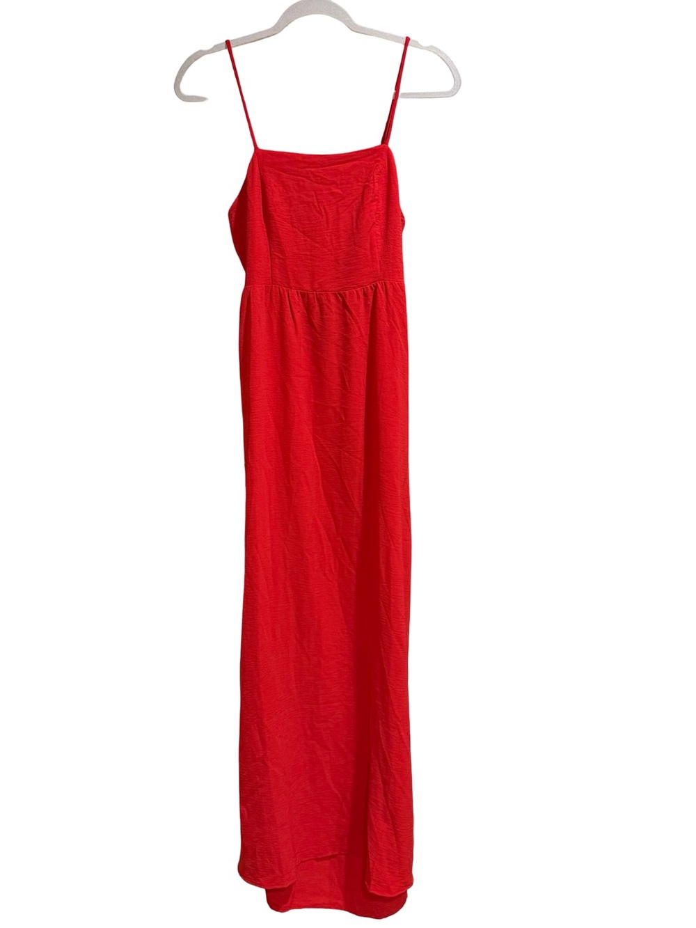 ♥️ Monteau Los Angeles Red Maxi Dress Women's Size Large Flowy Boho